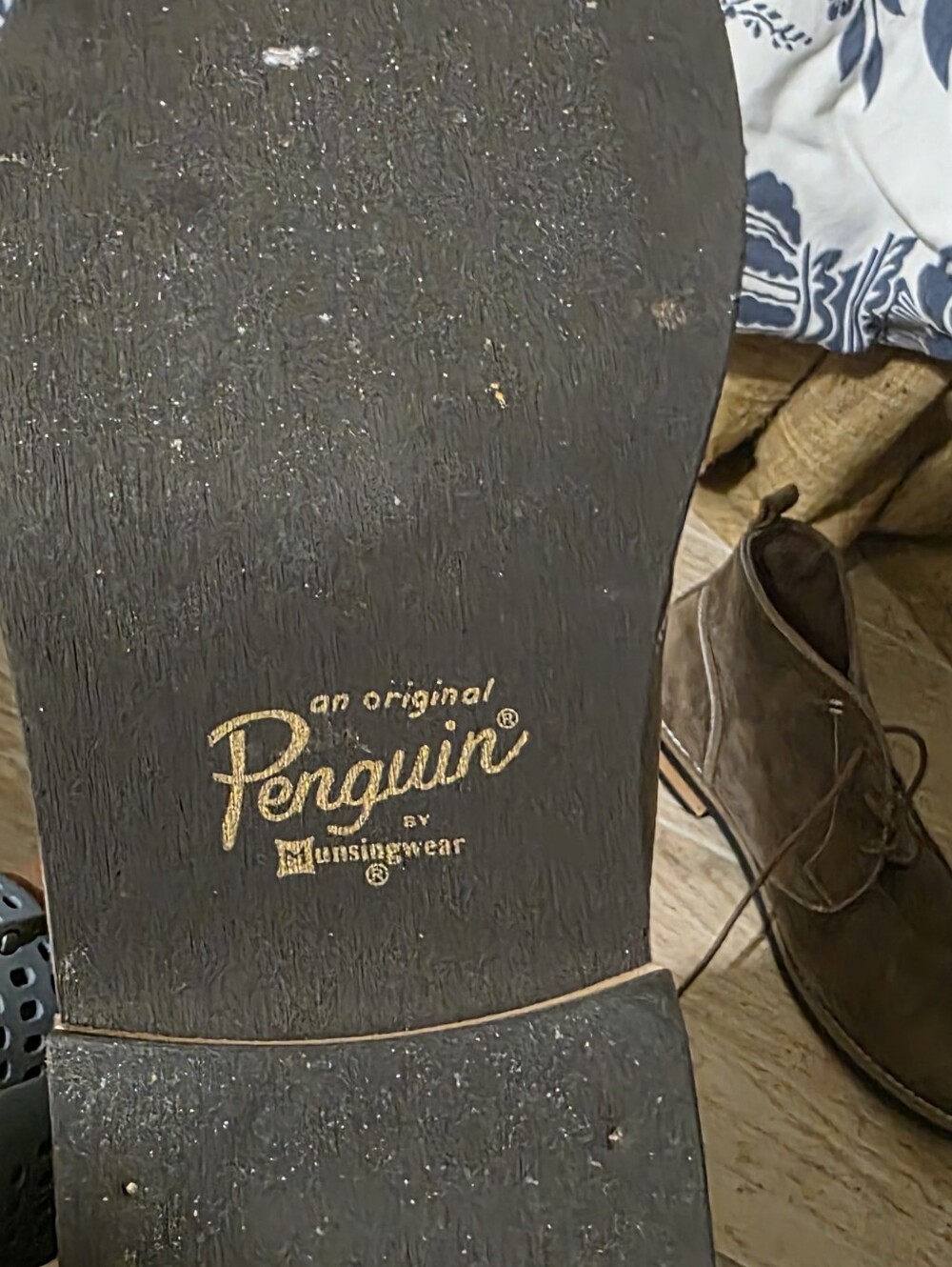 Original Penguin Men's Brown Suede Slip-On Casual Shoe - Picture 5 of 6